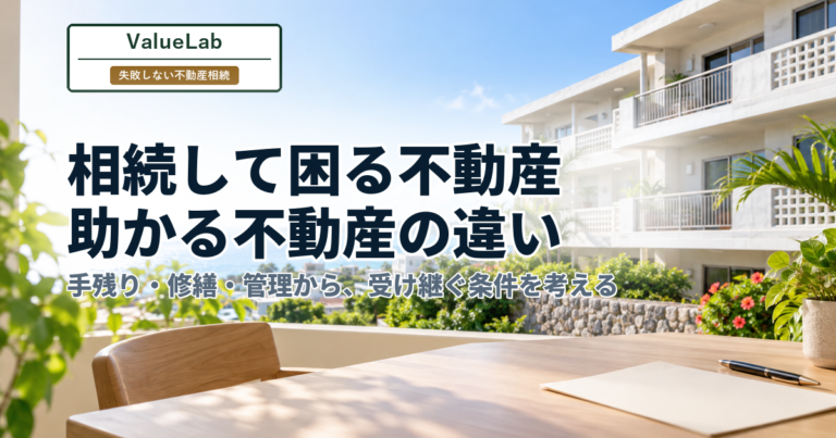 相続して困る不動産、助かる不動産の違い