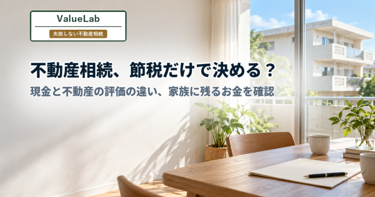 相続対策で不動産を持つメリットが大きい人・小さい人
