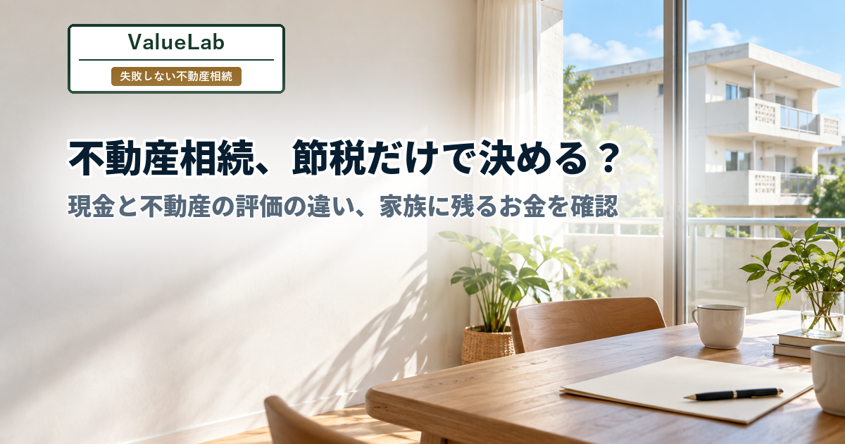 相続対策で不動産を持つメリットが大きい人・小さい人