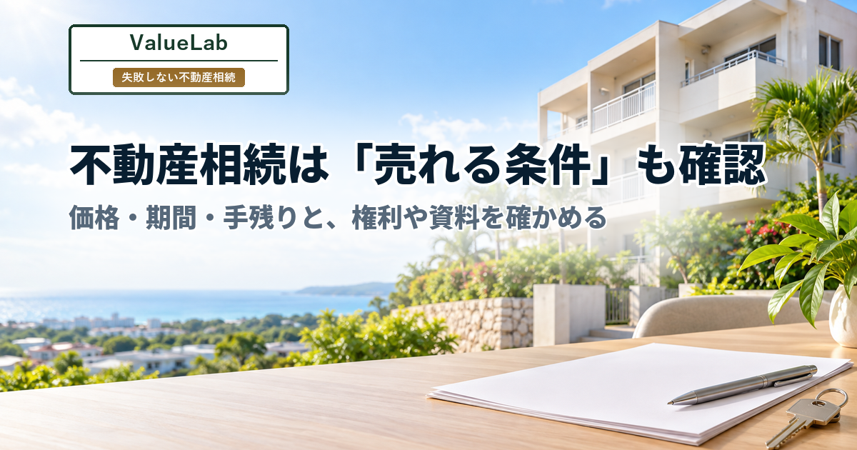 家族に残すなら「売れる不動産」であることも重要